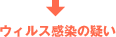 ウィルス感染の疑い