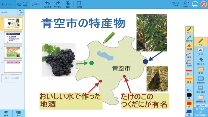 発表ノートイメージ図